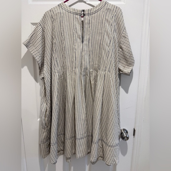 NWT Anthropologie Pilcro 2X Plus Short-Sleeve Denim Mini Swing Dress - Picture 7 of 14